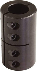 Climax Metal Products - 2" Inside x 3-3/8" Outside Diam, One Piece Split Clamping Collar - 4-7/8" Long - USA Tool & Supply