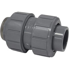 Asahi/America - 1" CPVC Check Valve - True Union Ball Check, Socket x Thread, 150 WOG - USA Tool & Supply