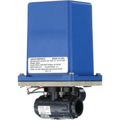 Asahi/America - Actuated Ball Valves   Actuator Type: Electric    Pipe Size: 1 (Inch) - USA Tool & Supply
