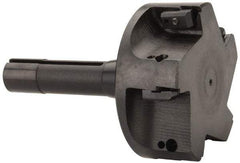 APT - 4" Cut Diam, 0.65" Max Depth of Cut, 5-7/8" OAL, Indexable Square Shoulder End Mill - TPC 32..., TPG 32., TPU 32. Inserts, R8 Taper Shank, 90° Lead Angle, Series Tri-Dex - USA Tool & Supply