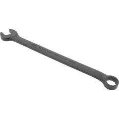 Blackhawk by Proto - 12mm 12 Point Offset Combination Wrench - 15° Offset Angle, 7-18/25" OAL, Steel, Black Finish - USA Tool & Supply