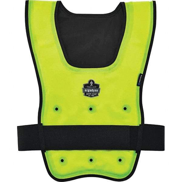 Ergodyne - Size L/XL, Lime Cooling Vest - 40 to 52" Chest, Hook & Loop, Nylon - USA Tool & Supply