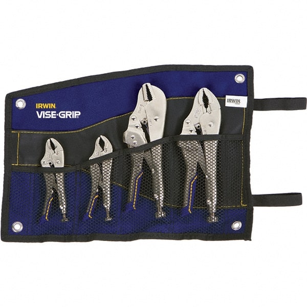 Irwin - Locking Pliers Plier Type: Locking Pliers Jaw Style: Straight; Curve w/Wire Cutter; Long Nose - USA Tool & Supply