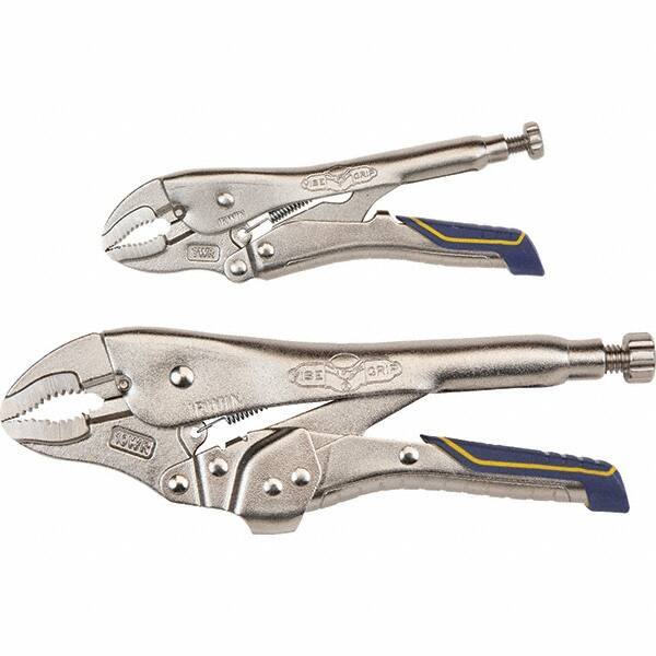 Irwin - Locking Pliers Plier Type: Locking Pliers Jaw Style: Long Nose; Curved - USA Tool & Supply