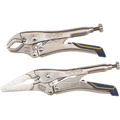 Irwin - Locking Pliers Plier Type: Locking Pliers Jaw Style: Long Nose; Curved - USA Tool & Supply