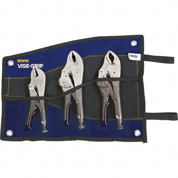 Irwin - Locking Pliers Plier Type: Locking Pliers Jaw Style: Straight; Curve w/Wire Cutter; Long Nose - USA Tool & Supply