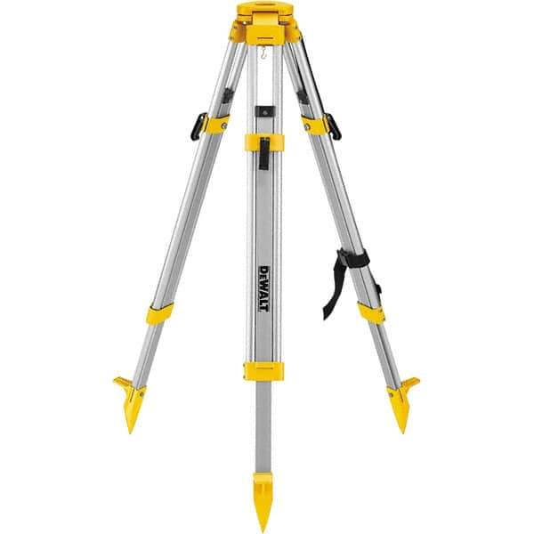 DeWALT - Laser Level Accessories Type: Tripod For Use With: Lasers Equipped w/ 1/4" Adapter - USA Tool & Supply