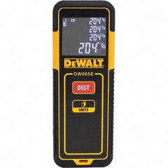 DeWALT - Laser & Ultrasonic Distance Finders Type: Laser Maximum Distance (Feet): 65.00 - USA Tool & Supply