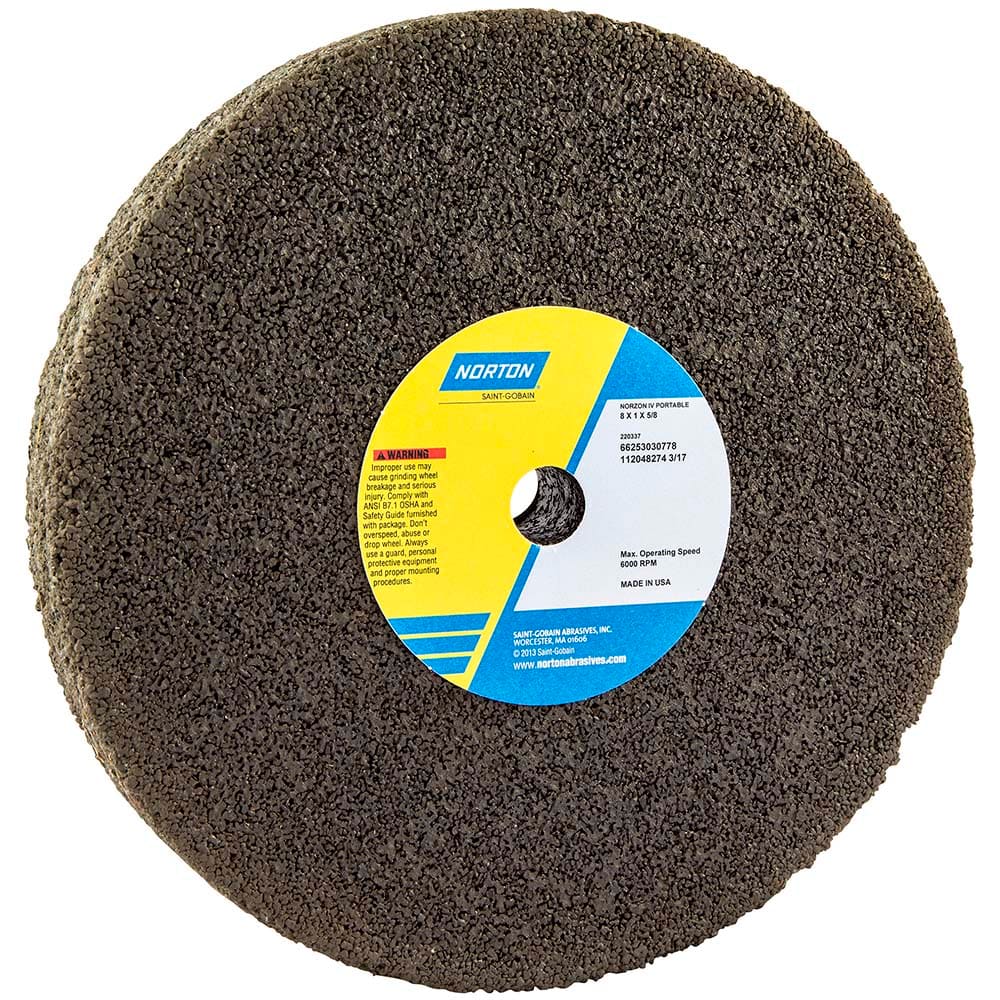 Norton - Tool & Cutter Grinding Wheels Wheel Type: Type 1 Wheel Diameter (Inch): 8 - USA Tool & Supply