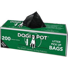 DOGIPOT - 30 200-Pack Boxes HDPE Plastic Litter Pick Up Bags - USA Tool & Supply