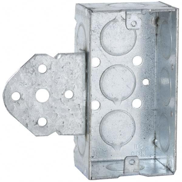 Hubbell-Raco - 4 x 4 x 1.563" Steel Rectangular Device Box - USA Tool & Supply
