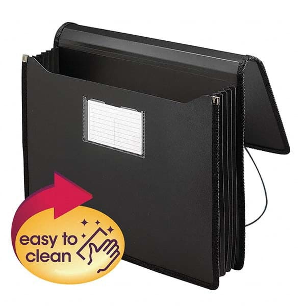 SMEAD - File Folders, Expansion Folders & Hanging Files Folder/File Type: Expanding Wallet Color: Black - USA Tool & Supply