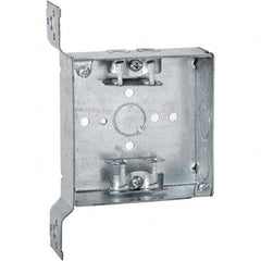 Hubbell-Raco - 6.88 x 4-3/8 x 1.563" Steel Square Device Box - USA Tool & Supply
