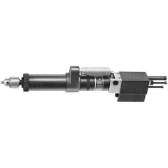 Ingersoll-Rand - 3/8" Reversible Keyed Chuck - Inline Handle, 1,450 RPM, 0.5 hp, 90 psi - USA Tool & Supply