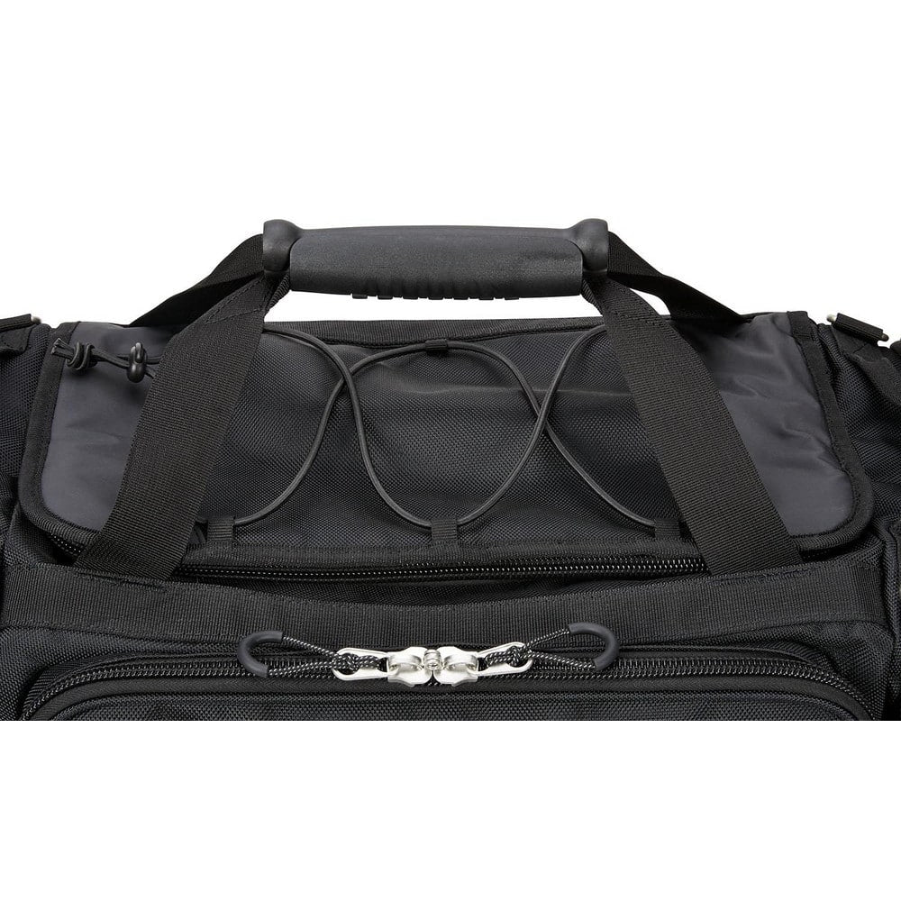 Tool Bags & Tool Totes; Holder Type: Tool Bag; Closure Type: Zipper; Material: Ballistic Nylon; Overall Width: 15; Depth (Inch): 22-1/4 in; Overall Depth: 22.25 in; Overall Height: 13.125 in; Color: Black; Load Capacity: 77; Tether Style: Not Tether Capab