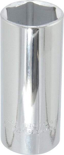 Proto - 1-1/16", 1/2" Drive, Deep Hand Socket - 6 Points, 3-1/4" OAL - USA Tool & Supply