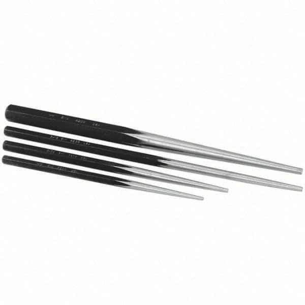 SK - Punch Sets - 4PC 1/8 5/32 3/16 LINE UP PUNCH TAPERED SET - USA Tool & Supply