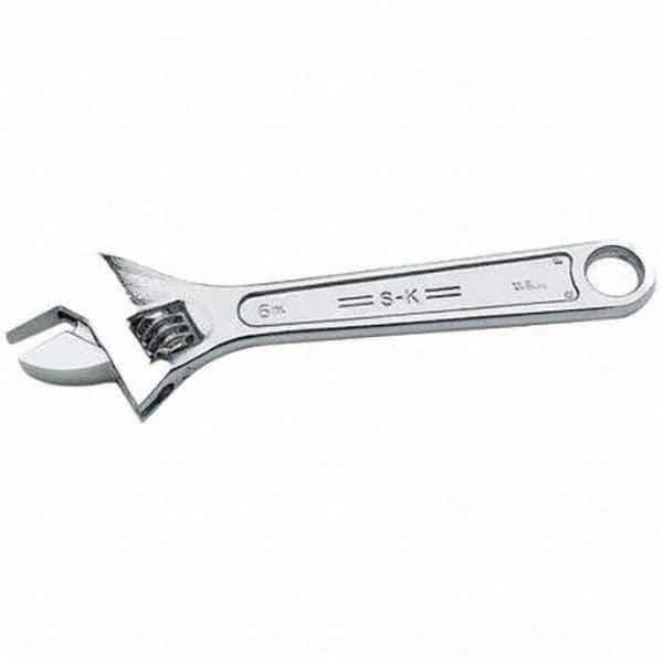 SK - Adjustable Wrench - Chrome Finish - USA Tool & Supply