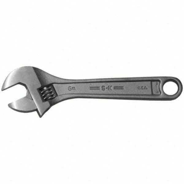 SK - Adjustable Wrench - Chrome Finish - USA Tool & Supply