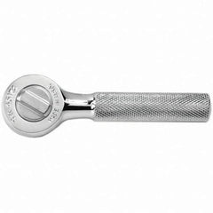 SK - Round Head - Chrome Finish, 4.8" OAL, 40 Gear Teeth - USA Tool & Supply