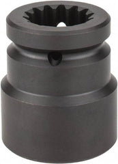 Proto - #5 Spline Drive, 1-5/8" Socket, Impact Socket - 6 Points, 3-5/8" OAL - USA Tool & Supply