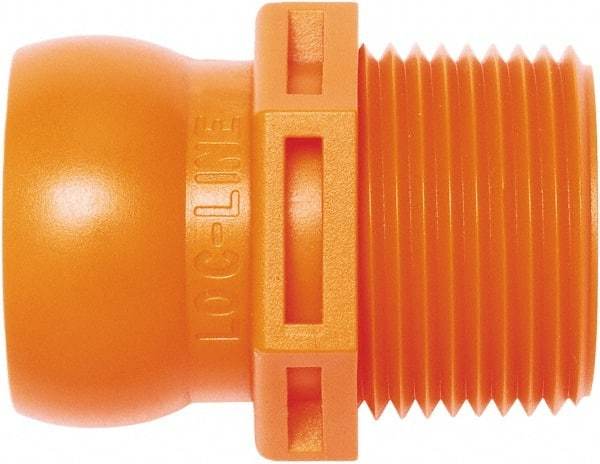 Loc-Line - 3/4" Hose ID, Male to Female Coolant Hose Connector - 3/4" NPT, For Loc-Line Modular Hose Systems - USA Tool & Supply