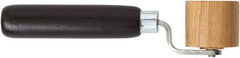 Hyde Tools - Steel & Wood Wallpaper Roller - 8-1/2" Long x 1-1/4" Wide - USA Tool & Supply