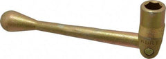 Kurt - 1 Piece Vise Handle - Cast Iron, 3/4" Hex, 8-5/8" Long - USA Tool & Supply