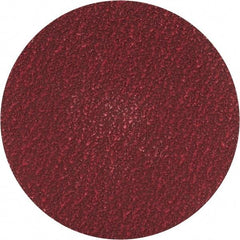 Norton - 3" Disc Diam, 80 Grit, Ceramic Alumina Quick Change Disc - Type R Attaching System, Coated, Red, Medium Grade, 20,000 RPM, R983 Series - USA Tool & Supply