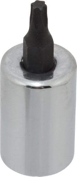 Proto - 3/8" Drive, T20 Torx Bit Socket - 1-23/32" OAL, 5/8" Bit Length - USA Tool & Supply