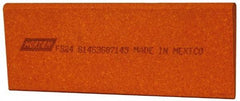 Norton - 4-1/2" Long x 1-3/4" Diam x 1/4" Thick, Aluminum Oxide Sharpening Stone - Round Edge Slip, Fine Grade - USA Tool & Supply
