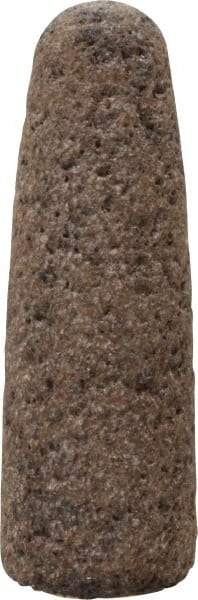 Norton - Type 16, 1" Max Diam, 3" Head Thickness, 24 Grit Cone - Aluminum Oxide, Very Coarse Grade, 3/8-24 Shank Thread - USA Tool & Supply