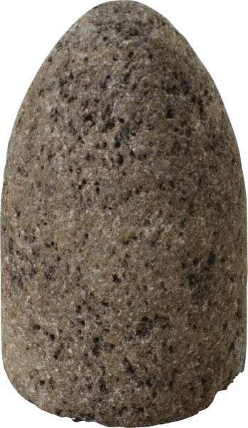 Norton - Type 16, 1-1/2" Max Diam, 2-1/2" Head Thickness, 24 Grit Cone - Aluminum Oxide, Very Coarse Grade, 3/8-24 Shank Thread - USA Tool & Supply