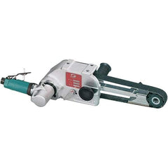 Dynabrade - 1/4 to 1 x 30 Inch, 18,000 RPM Air Belt Sander - 0.7 Hp, 1/4 NPT Inlet, 32 CFM Air Consumption, 5,890 FPM Speed - USA Tool & Supply