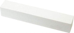 Norton - 220 Grit Aluminum Oxide Square Dressing Stick - 6 x 1 x 1, Very Fine Grade, Vitrified Bond - USA Tool & Supply