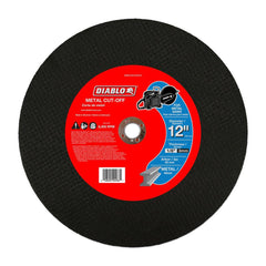 Cutoff Wheels; Wheel Type Number: Type 1; Wheel Diameter (Inch): 12; Wheel Thickness (Inch): 1/8; Hole Size: 20.000; Abrasive Material: Premium Aluminum Oxide Blend; Maximum Rpm: 6350.000; Hole Shape: Round; Wheel Color: Black