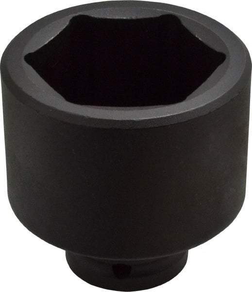 Proto - 3/4" Drive 2-1/4" Standard Impact Socket - 6 Points, 3-1/4" OAL - USA Tool & Supply