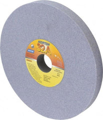Norton - 8" Diam x 1-1/4" Hole x 3/4" Thick, J Hardness, 60 Grit Surface Grinding Wheel - Aluminum Oxide, Type 1, Medium Grade, 3,600 Max RPM, Vitrified Bond, No Recess - USA Tool & Supply