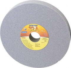 Norton - 8" Diam x 1-1/4" Hole x 1" Thick, K Hardness, 60 Grit Surface Grinding Wheel - Aluminum Oxide, Type 1, Medium Grade, 3,600 Max RPM, Vitrified Bond, No Recess - USA Tool & Supply