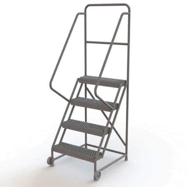 TRI-ARC - Rolling & Wall Mounted Ladders & Platforms Type: TiltNRoll Rolling Ladder Style: Tilt & Roll Safety Ladder - USA Tool & Supply