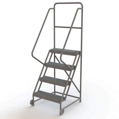 TRI-ARC - Rolling & Wall Mounted Ladders & Platforms Type: TiltNRoll Rolling Ladder Style: Tilt & Roll Safety Ladder - USA Tool & Supply