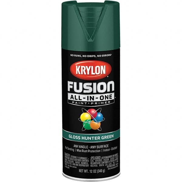 Krylon - Spray Paints Type: Acrylic Enamel Spray Paint Color: Hunter Green - USA Tool & Supply