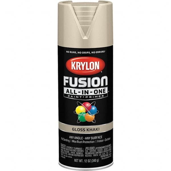 Krylon - Spray Paints Type: Acrylic Enamel Spray Paint Color: Khaki - USA Tool & Supply