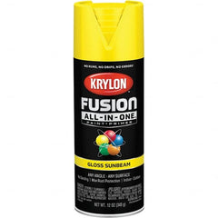 Krylon - Spray Paints Type: Acrylic Enamel Spray Paint Color: Sunbeam - USA Tool & Supply