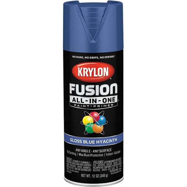 Krylon - Spray Paints Type: Acrylic Enamel Spray Paint Color: Blue Hyacinth - USA Tool & Supply