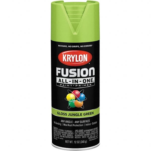 Krylon - Spray Paints Type: Acrylic Enamel Spray Paint Color: Jungle Green - USA Tool & Supply