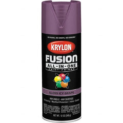 Krylon - Spray Paints Type: Acrylic Enamel Spray Paint Color: Icy Grape - USA Tool & Supply