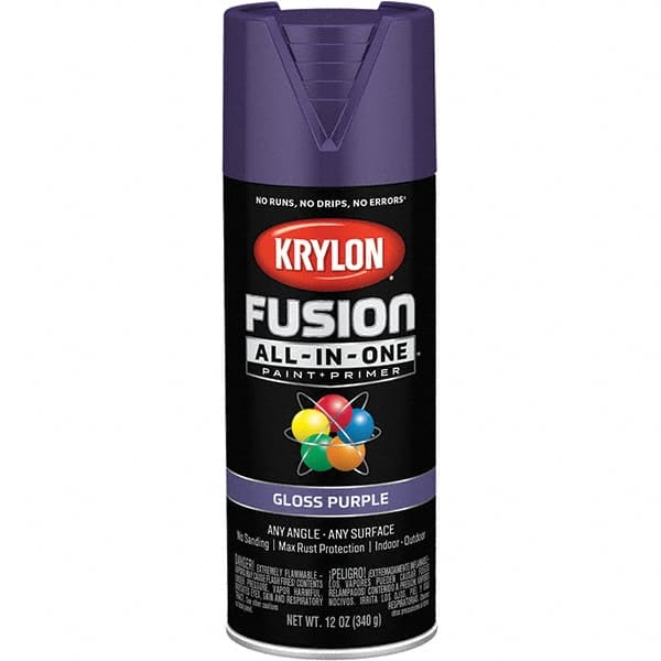 Krylon - Spray Paints Type: Acrylic Enamel Spray Paint Color: Purple - USA Tool & Supply