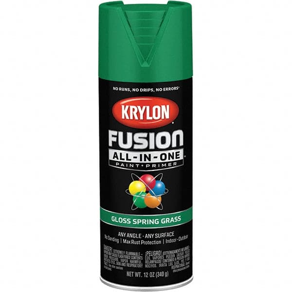 Krylon - Spray Paints Type: Acrylic Enamel Spray Paint Color: Spring Grass - USA Tool & Supply