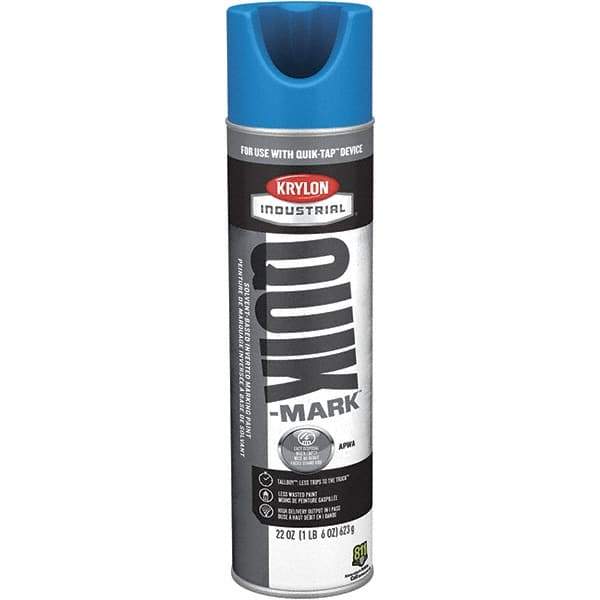 Krylon - Striping & Marking Paints & Chalks Type: Marking Paint Color Family: Blue - USA Tool & Supply